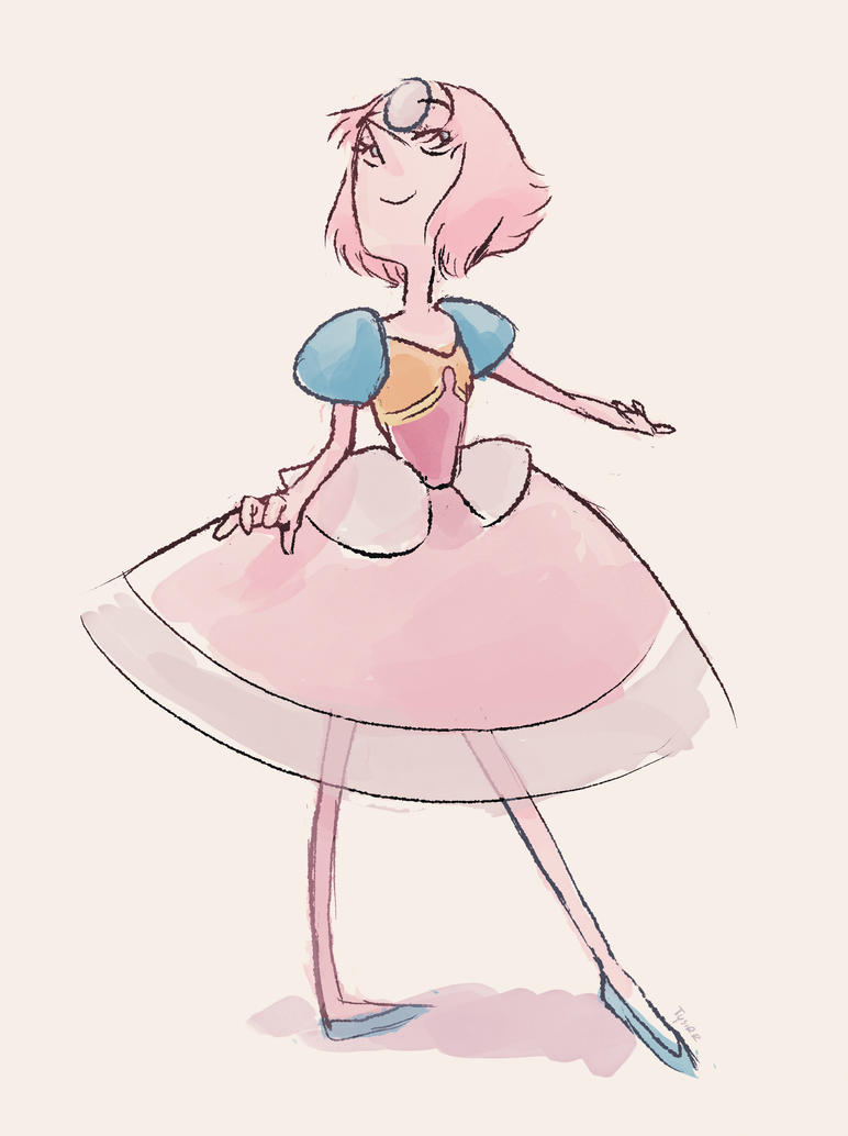 I really love her dress from that episode. So simple, but really cute.