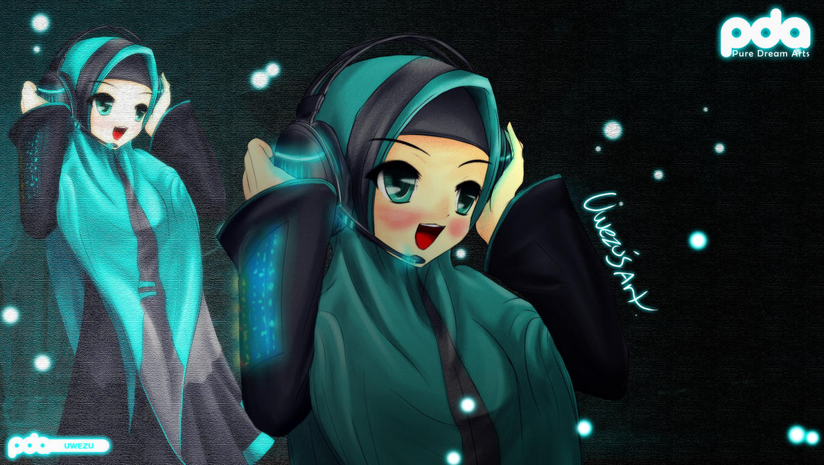 Hatsune Miku Muslimah Style 2 by Uwezu93 on DeviantArt