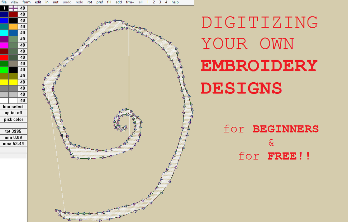 Digitize your own FREE Embroidery Designs howto by smashfold on DeviantArt