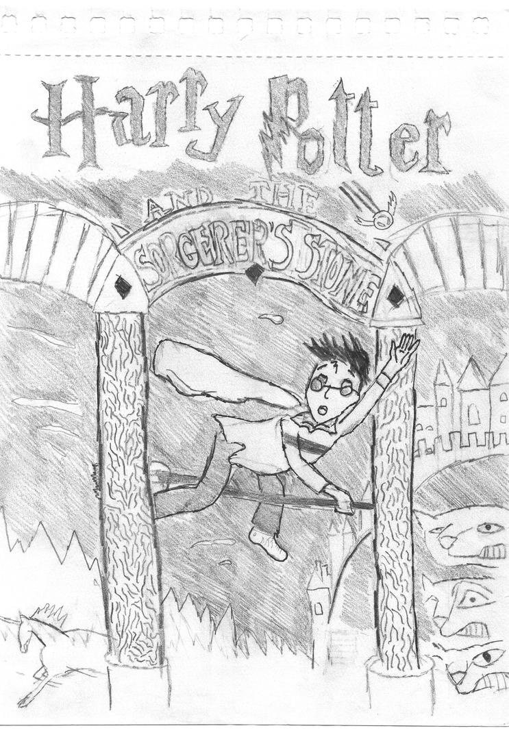 Harry Potter Cover Sketch by smilesmilesmile14 on DeviantArt
