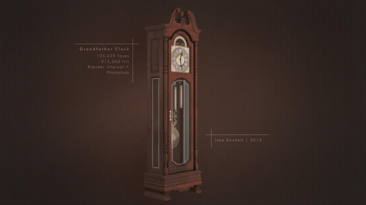 Grandfather Clock by JakeBowkett on DeviantArt