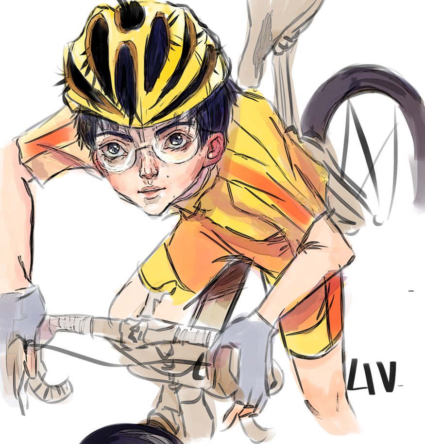 Onoda- Yowamushi Pedal speed drawing by waywardgal on ...