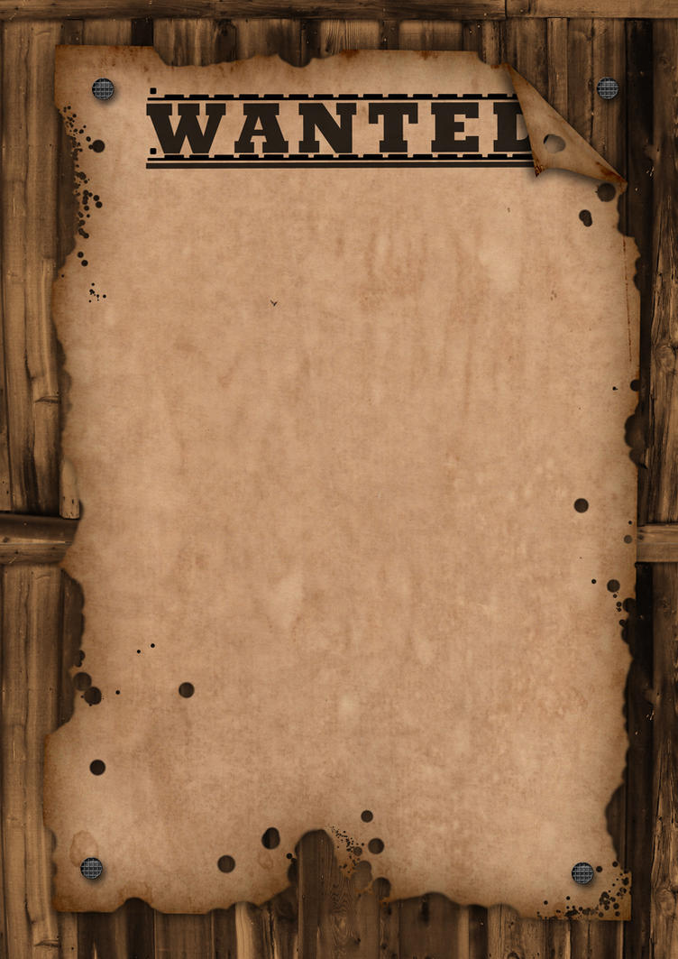 WANTED Template by Maxemilliam on DeviantArt