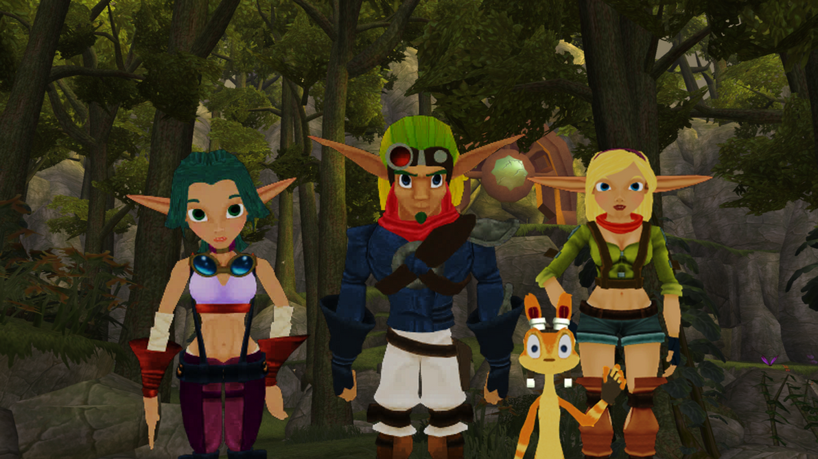 Jak And Daxter With Keira And Tess Haven Forest By 9029561 On DeviantArt