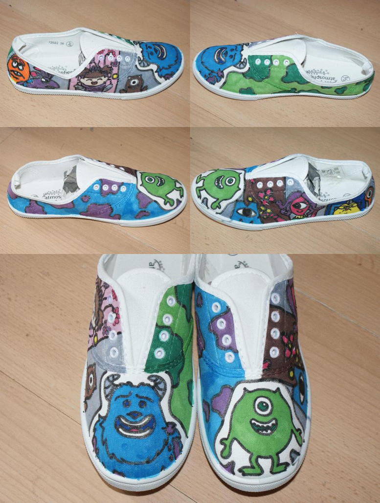 Monsters Inc. Shoes. by GratianGrime on DeviantArt