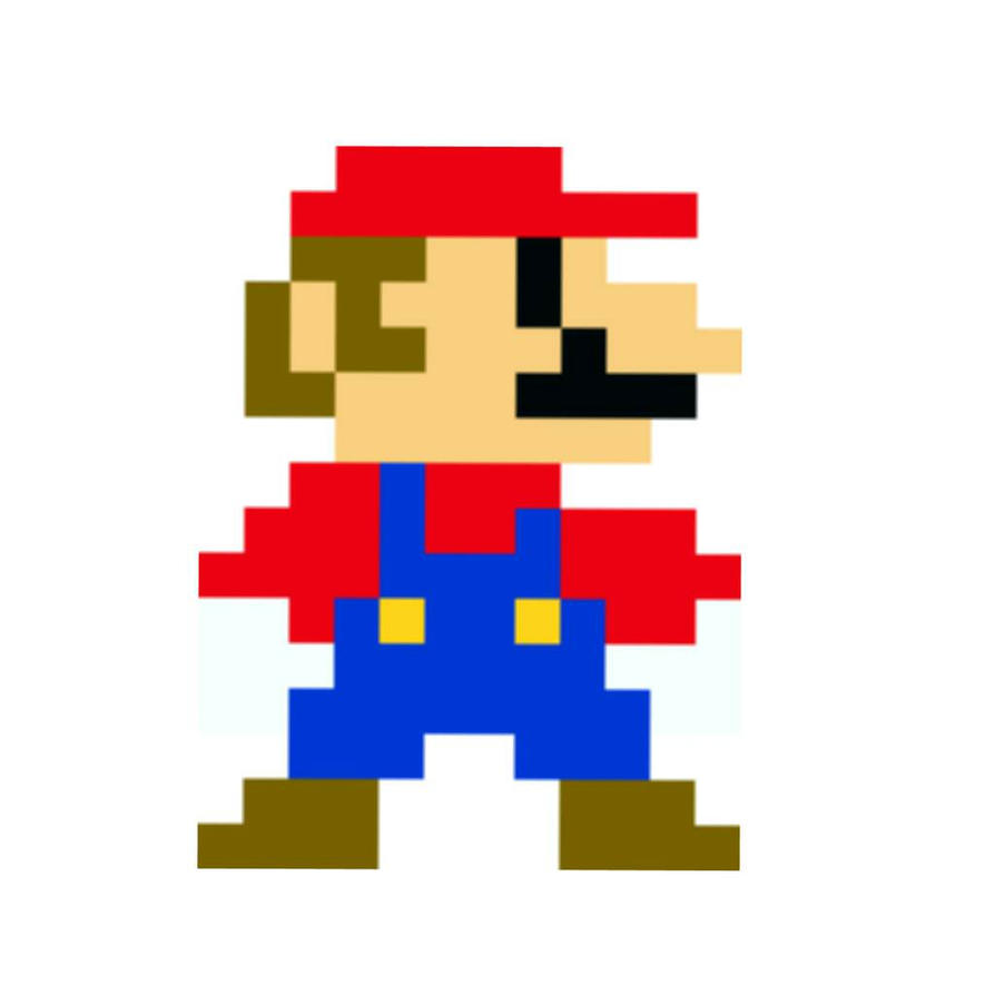 Big Mario Pixel Art