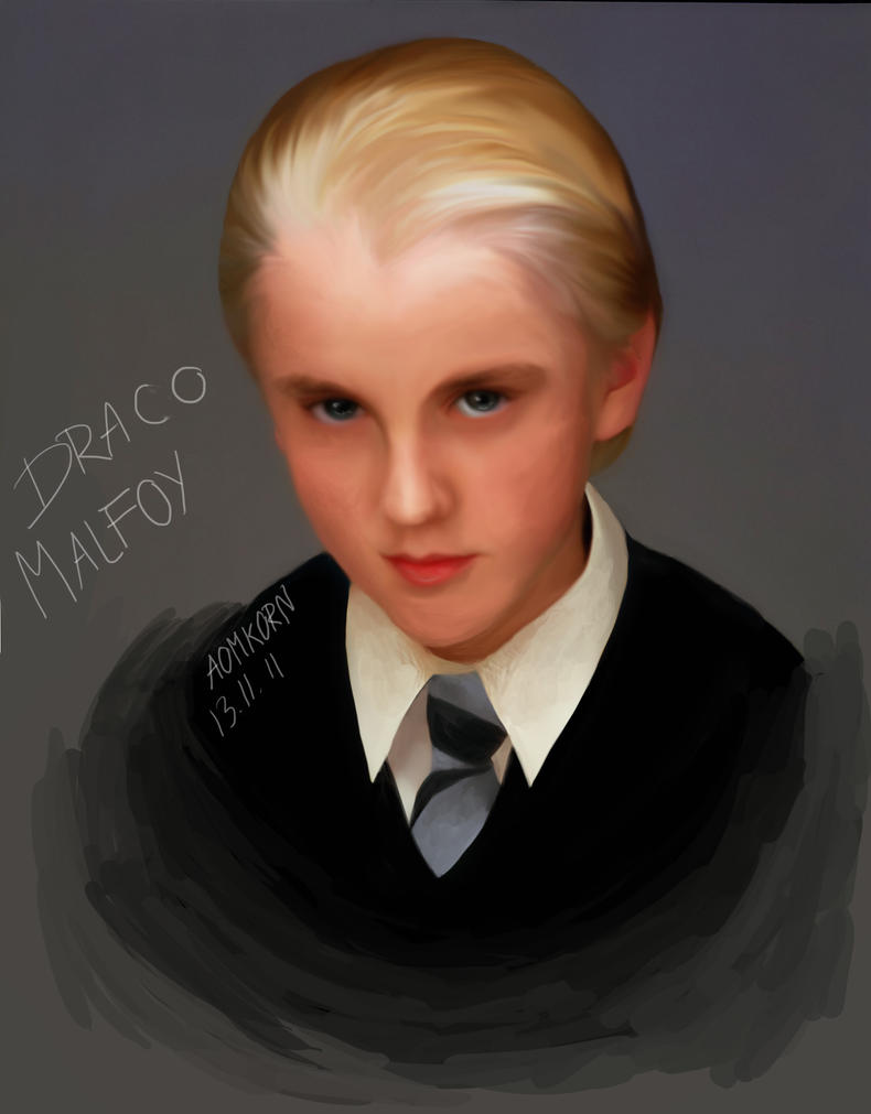 Portrait Painting Draco Malfoy by G-zal3zaa-somu on DeviantArt