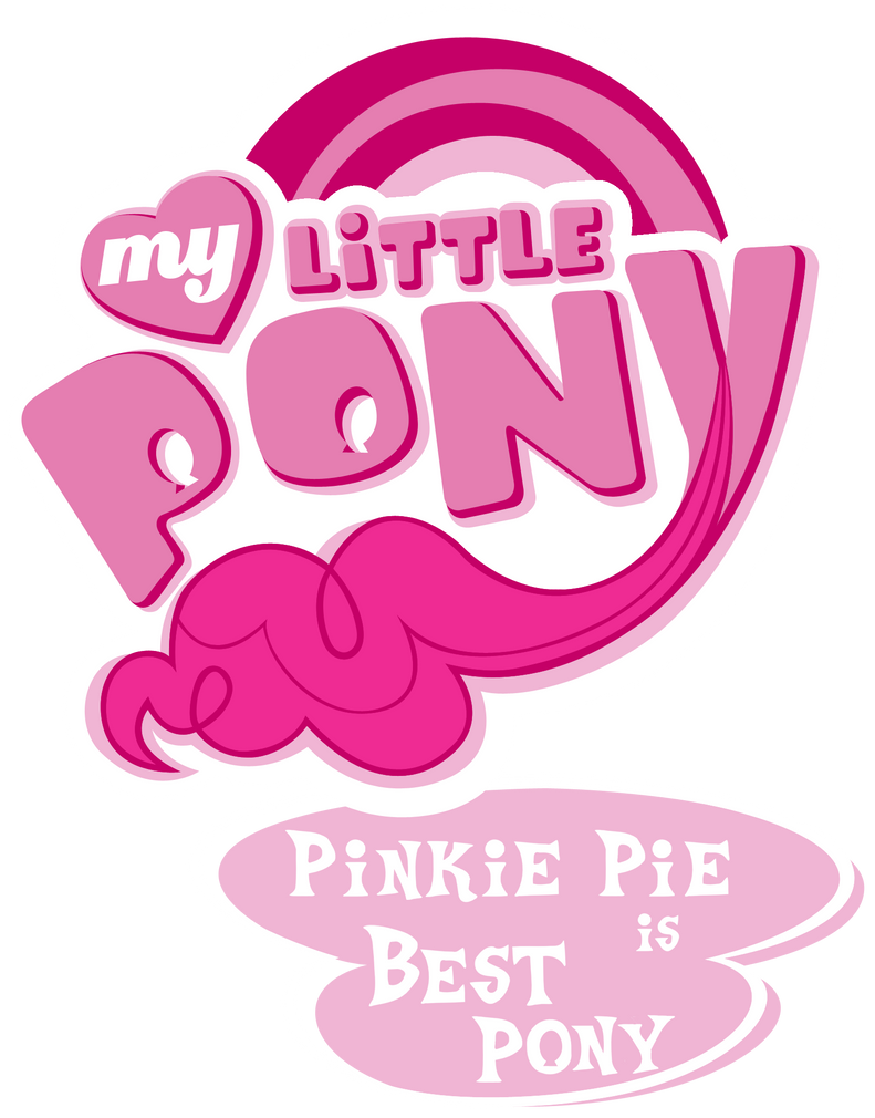 Fanart - MLP. My Little Pony Logo - Pinkie Pie by jamescorck on DeviantArt