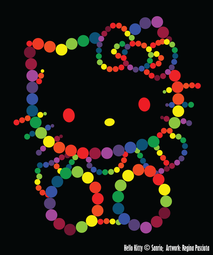 Hello Kitty Rainbow Vector by Neko-CosmicKitty on DeviantArt