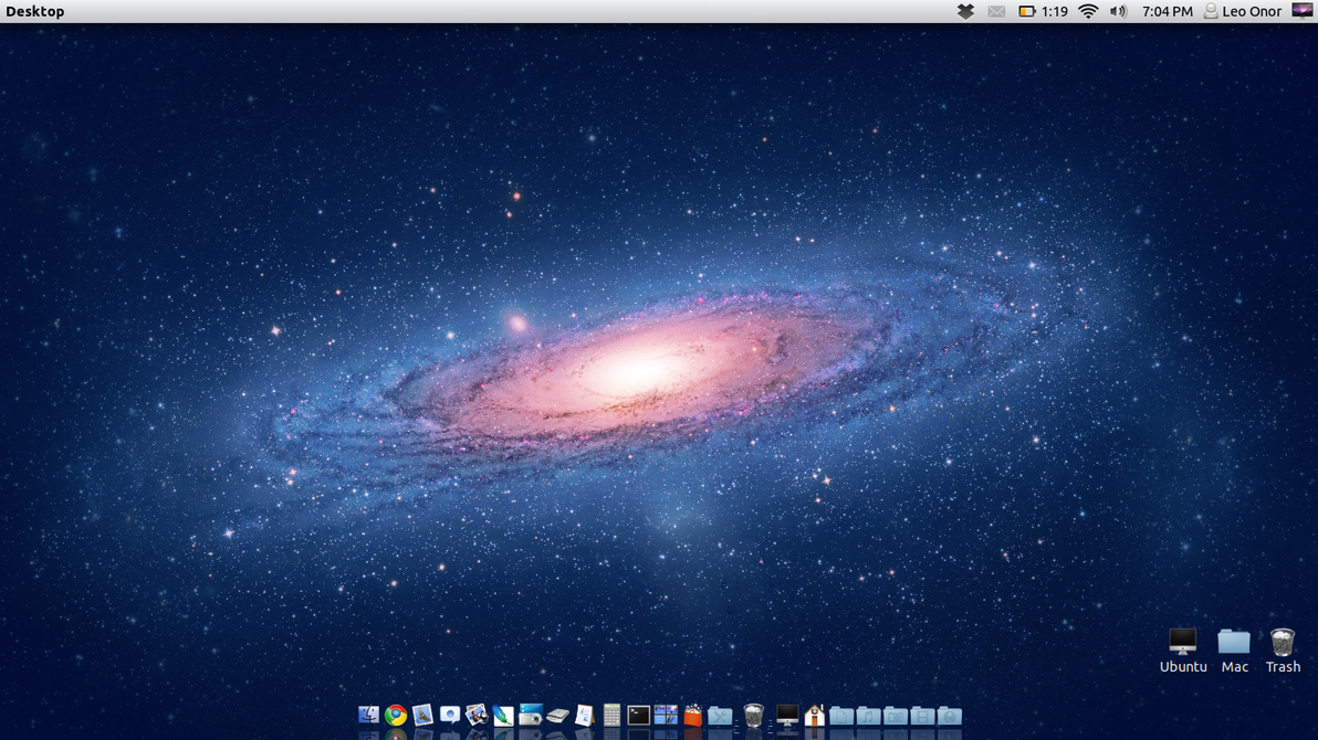 Ubuntu with Mac Lion Theme by theloonert on DeviantArt