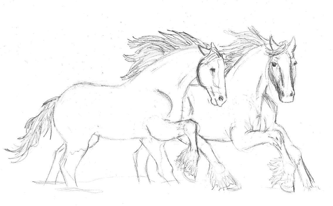 Download running Clydesdales by ava-a on DeviantArt