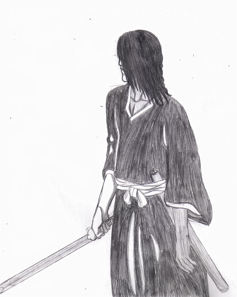 My OC As Shinigami Sketch by RoseDragonGuardian92 on DeviantArt