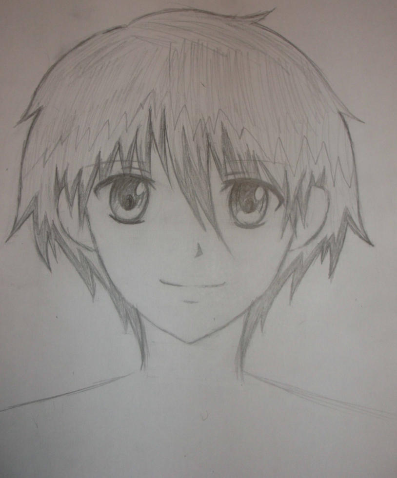 Anime boy sketch by JayzRubbishArtz on DeviantArt