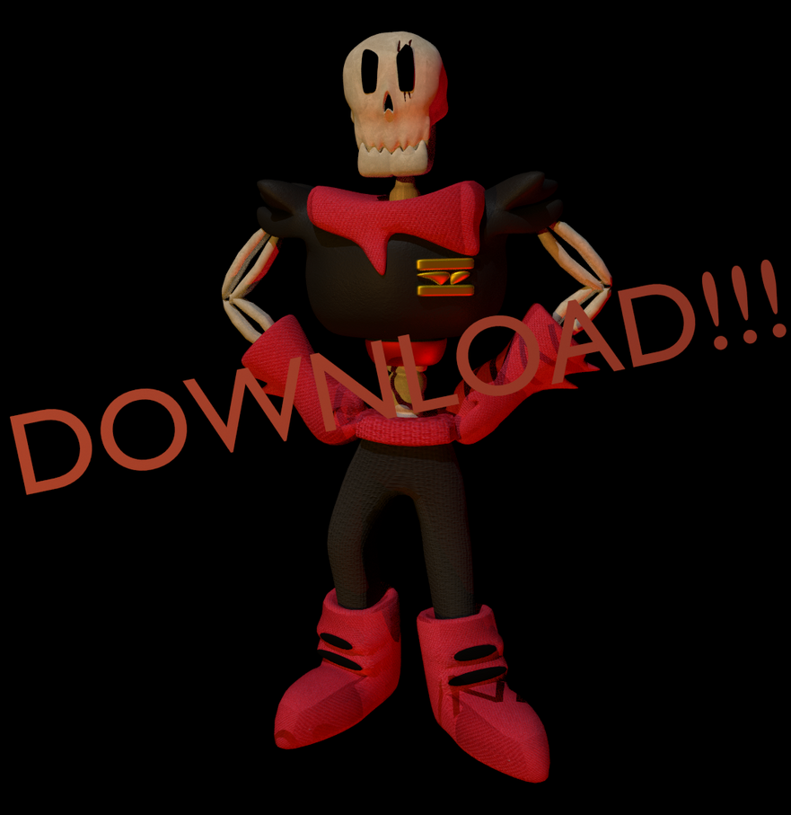 Underfell papyrus FOR DOWNLOAD by NOIRESD on DeviantArt