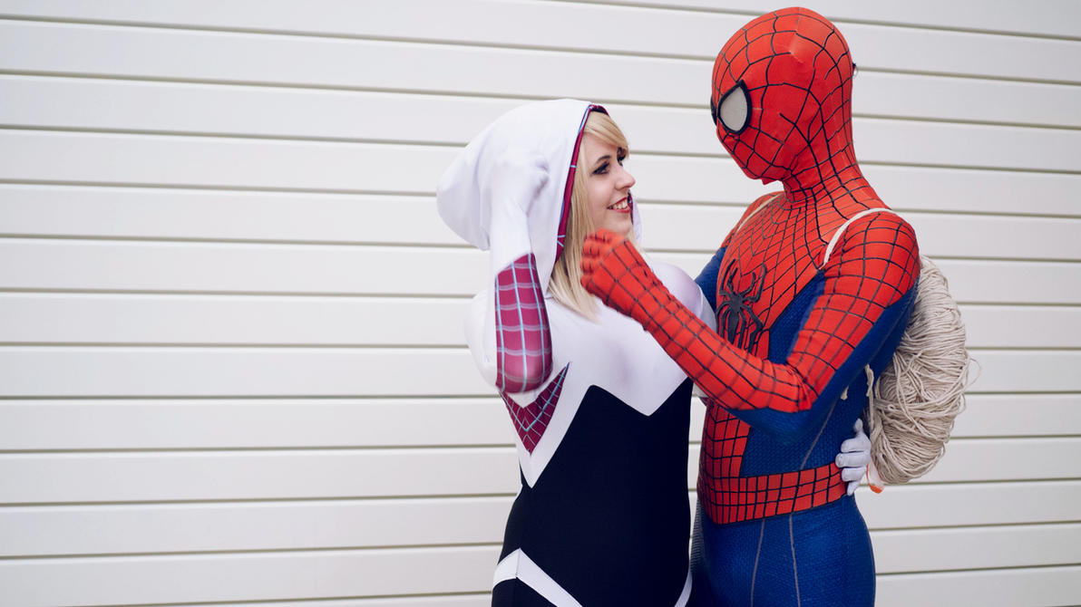 cosplay spider Spiderman and gwen