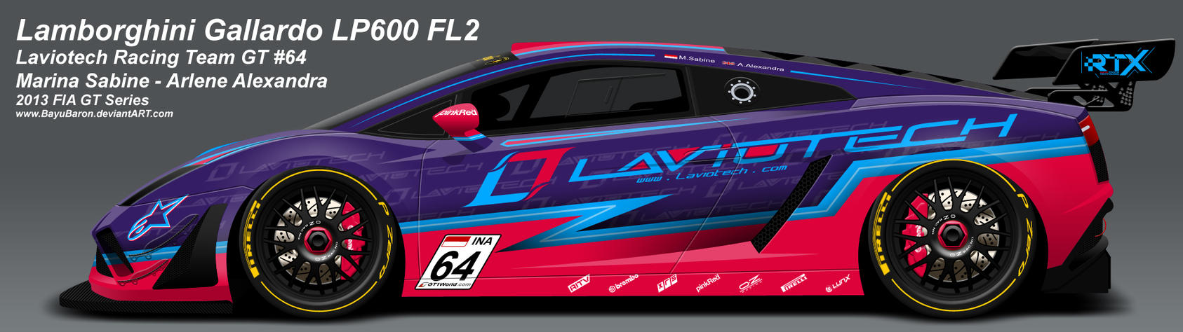 2013 Laviotech Racing Team GT Lamborghini Gallardo By BayuBaron On