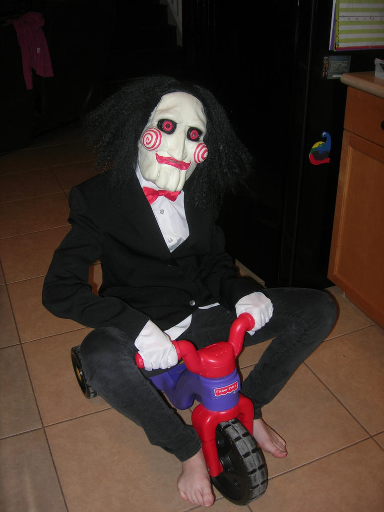 Jigsaw cosplay with no shoes.. by That-Love-Voodoo on DeviantArt