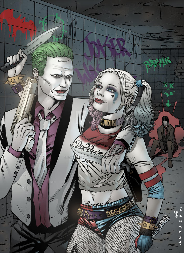 Joker and Harley Quinn by GabrielAroucha on DeviantArt