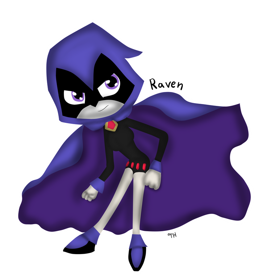 Teen Titans - Raven +Color+ by JigokuHana on DeviantArt