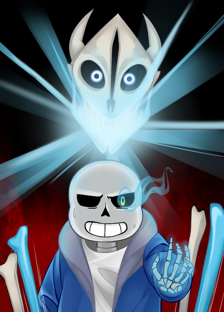 Sans And Gaster Blaster Fanmade Wallpaper By Mixiethe - vrogue.co