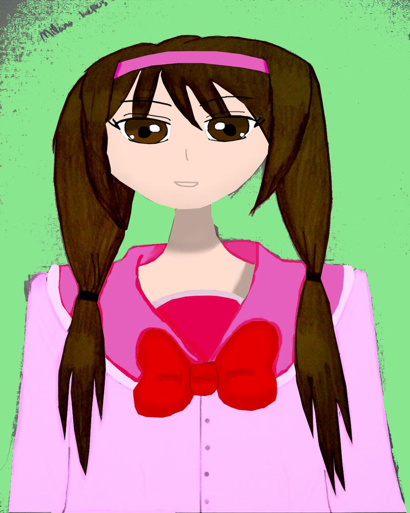 Anime girl (new hairstyle try) GIMP by Mecquita on DeviantArt