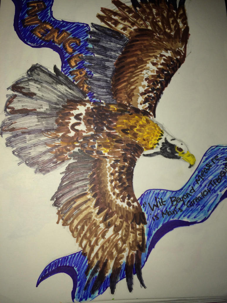 Ravenclaw odd eagle by colortail on DeviantArt