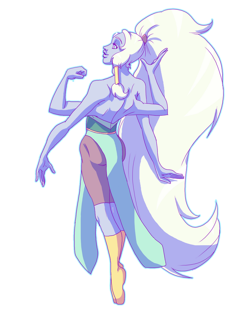 Haven't done any SU lately. So i thought i'd do my birth month gem. Cool as a cucumber Opal. www.hewwhah.com (commissions open)
