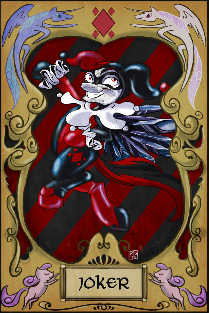 Obsidian Quinn The Joker Card by Android-21-Midnight on ...