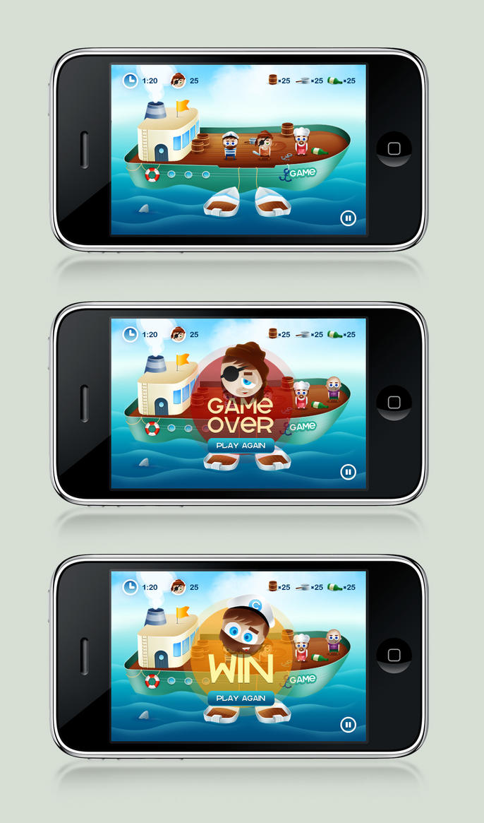 iPhone game design by gatisatmixlv on DeviantArt