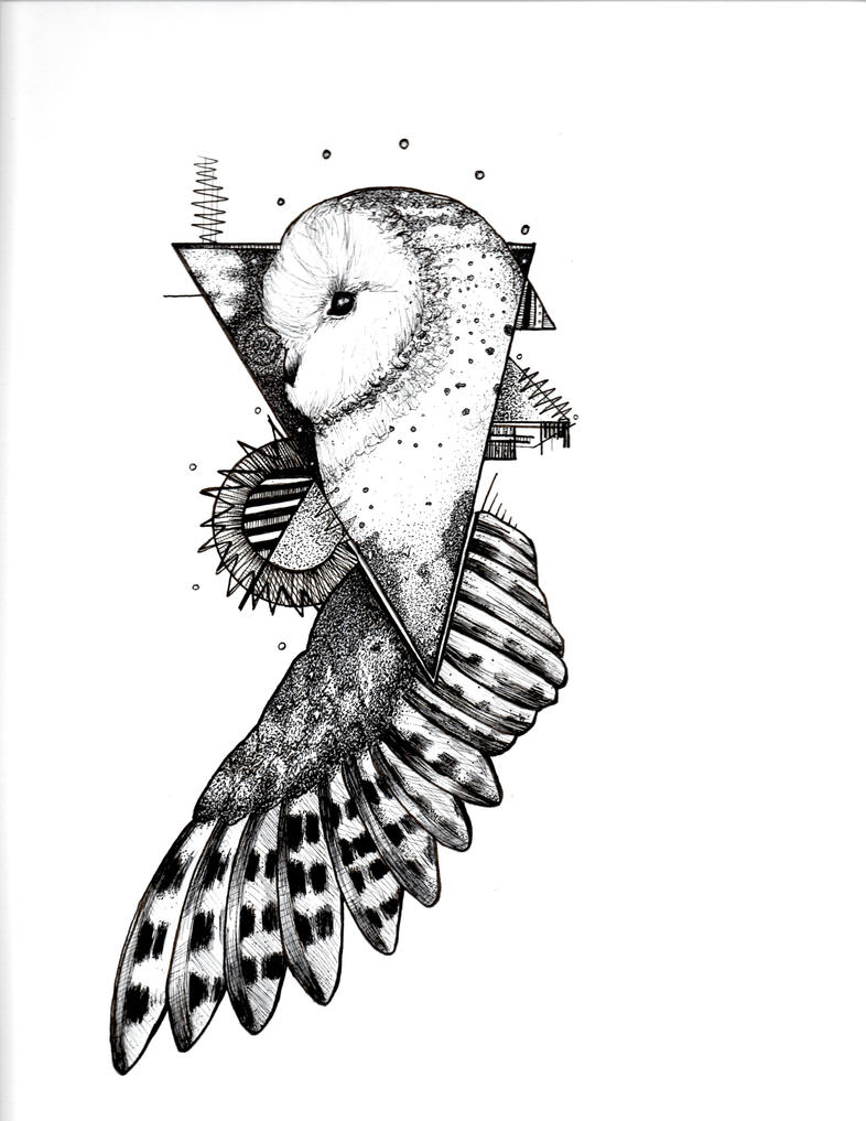 Ink Owl Tattoo Design by DrewBConyers on DeviantArt