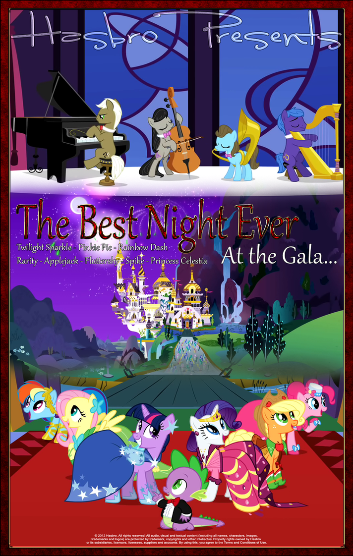 MLP : The Best Night Ever - Movie Poster by pims1978 on 