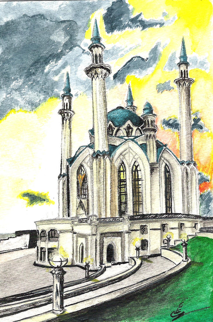 Kazan Mosque By Wellthatwashard On Deviantart