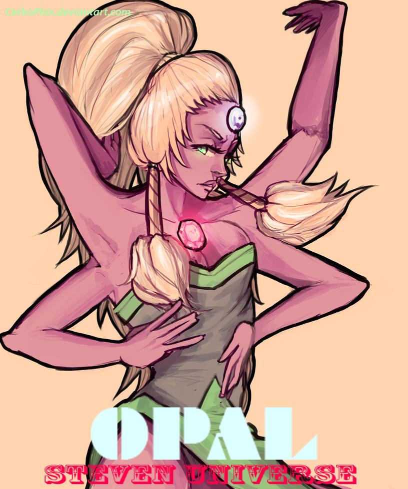 The first time I saw Opals scene in Steven Universe I was just... amazed, I love her theme. love her look. love her attitude and many MANY MORE!  This wasn't something I worked on for a long t...