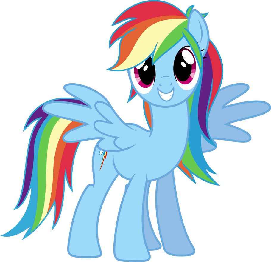 Rainbow Dash Always Brushies With Style. by TheShadowStone