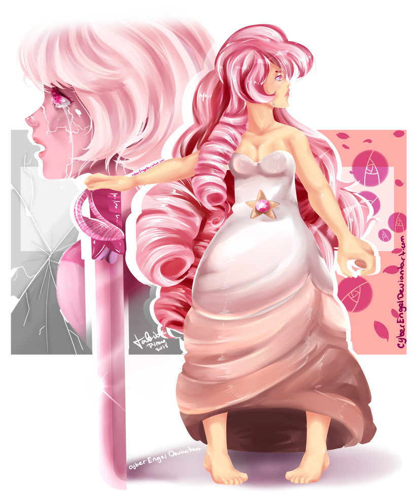 Oooooooooooofffff i'm in love with my new art style it's my first time drawing without lines xD it's hard Like painting in real papper lol Hope you like it my specimen for this style was Rose Quart...