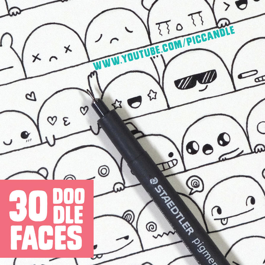 30 Cute Faces Expressions To Doodle By PicCandle On DeviantArt
