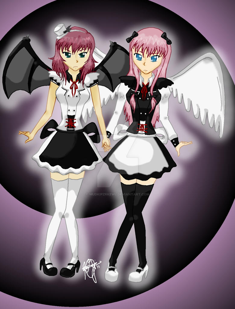 Devil and Angel Anime by nucularjello on DeviantArt