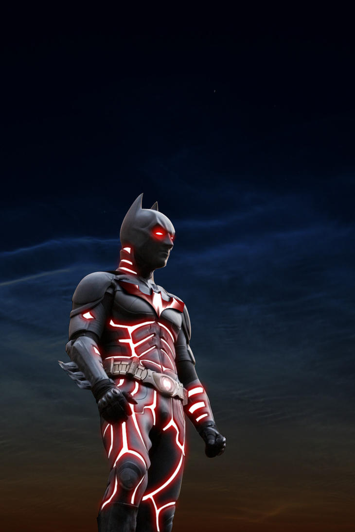 batman beyond suit upgraded by charlesal on deviantart