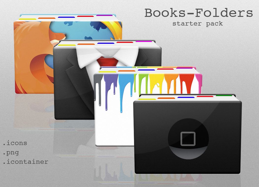 Books-Folders by vargas21 on DeviantArt