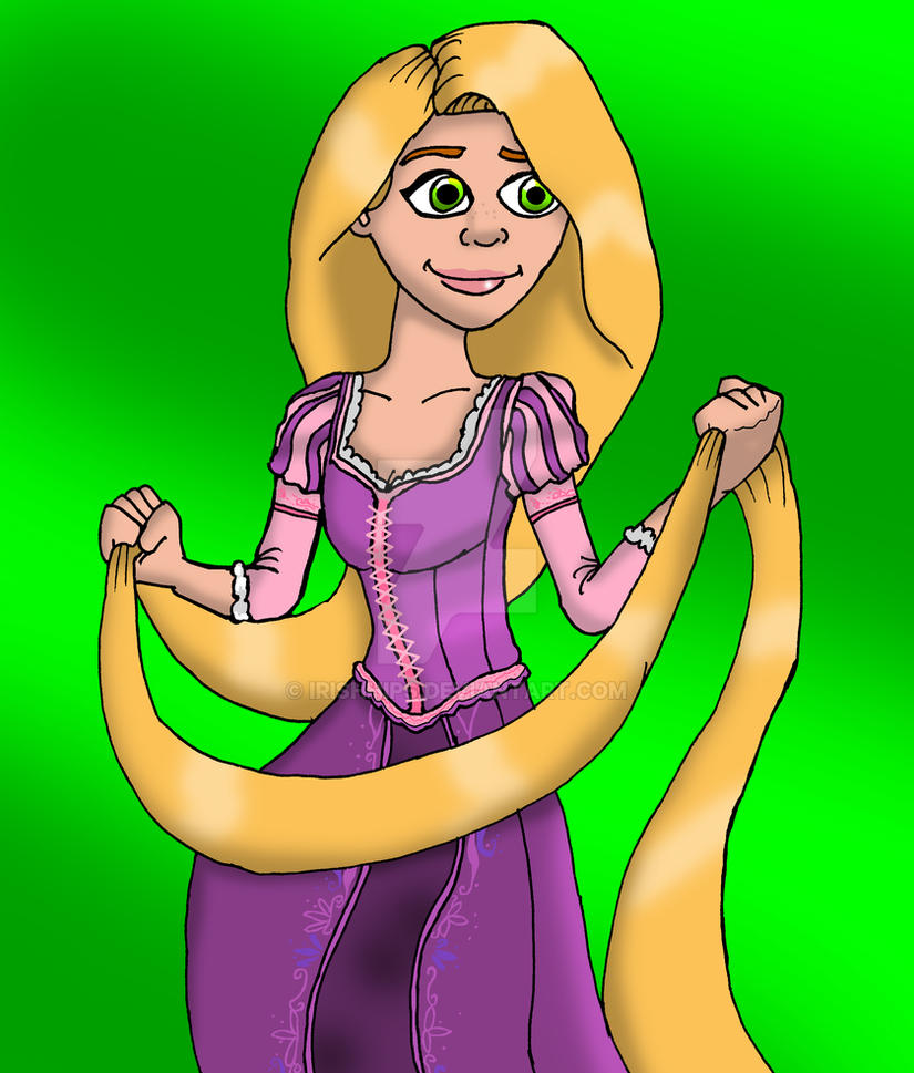 Rapunzel Portrait - Tangled by EvaPainter on DeviantArt