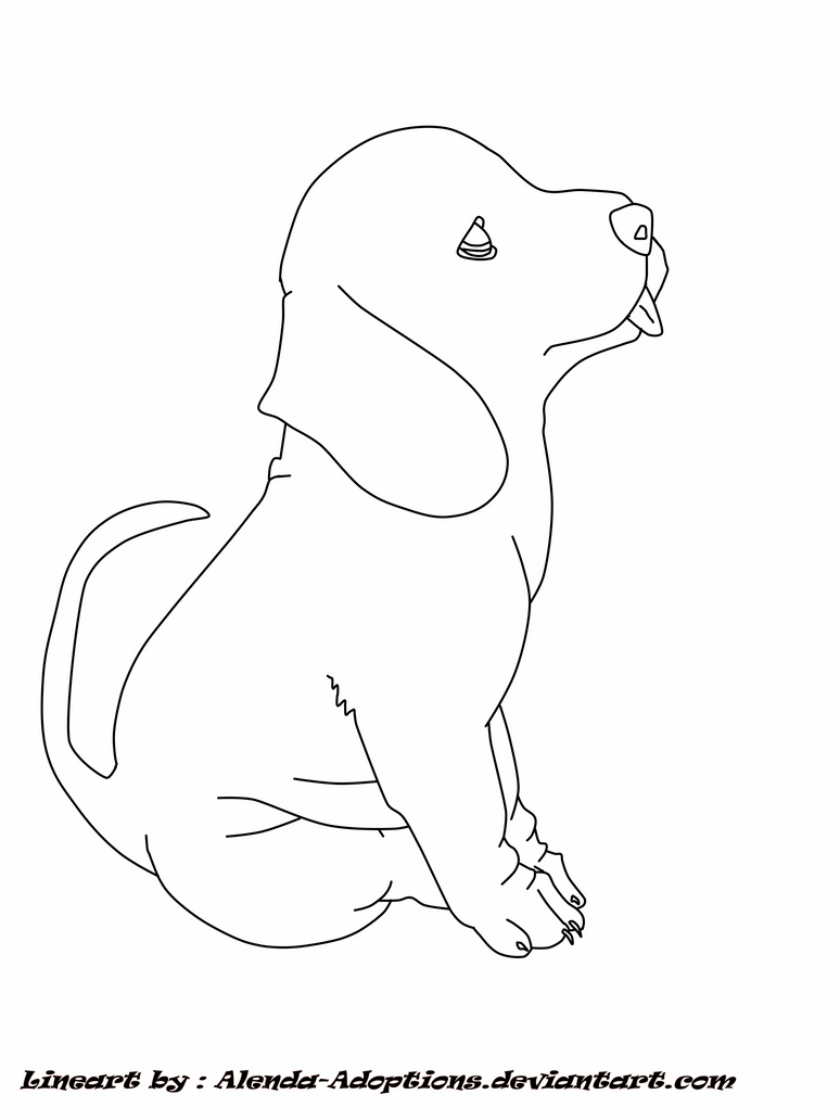 FREE dog lineart by AlendaAdoptions on DeviantArt