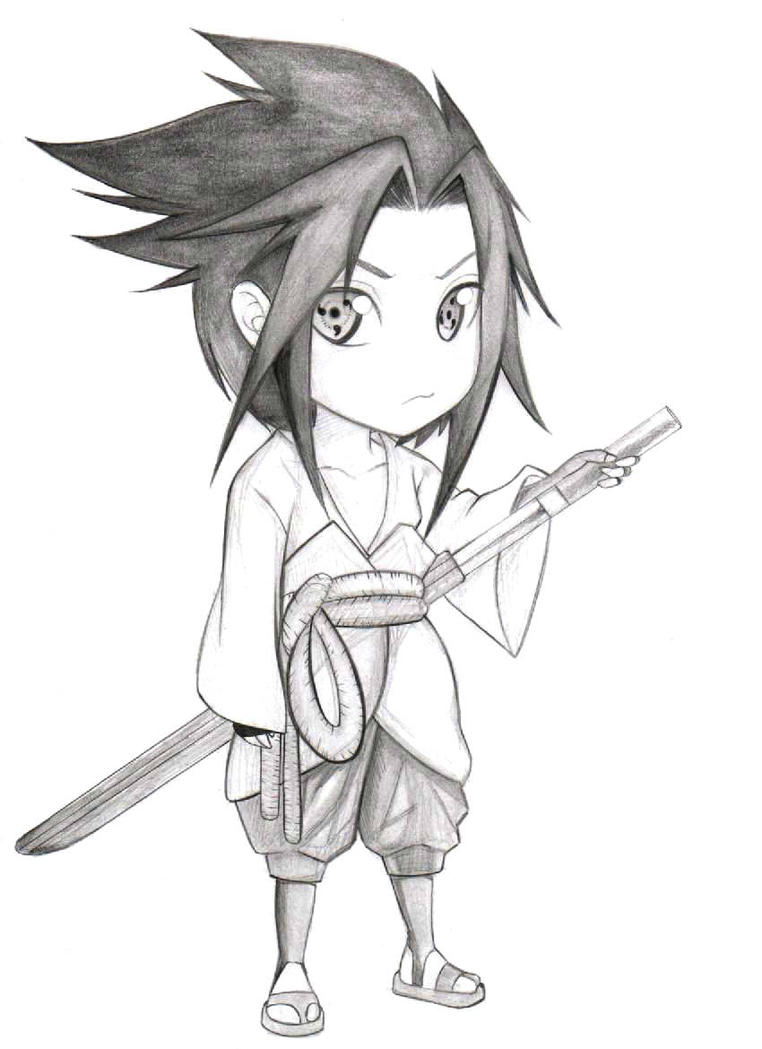 Sketsa Sasuke