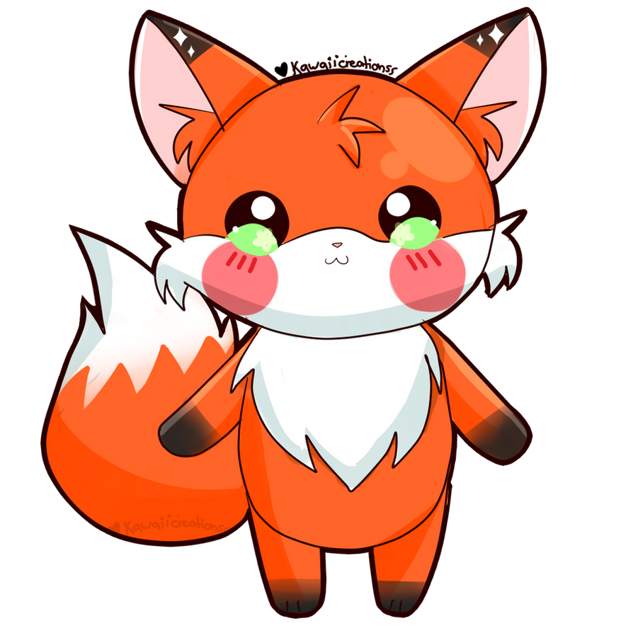 cute fox by kawaiicreationss on DeviantArt