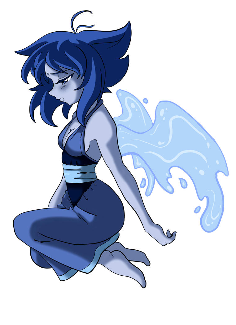 Fanart de Lapis Lázuli, personaje de Steven Universe. Lapis Lazuli fanart, character from Steven Universe.