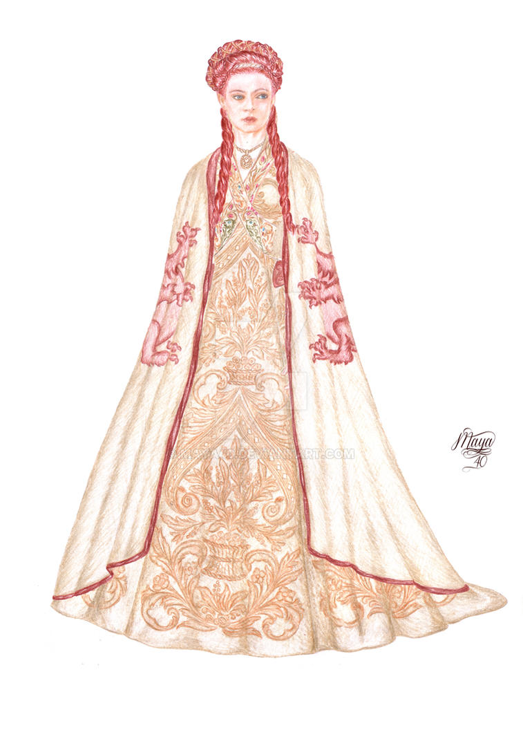 ASOIAF paperdolls - Sansa Stark - Wedding dress by maya40 on DeviantArt
