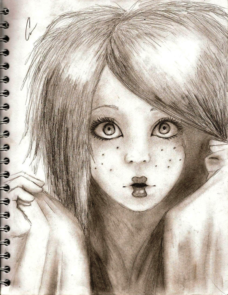 Sketch of Doll - like. by decolour on DeviantArt