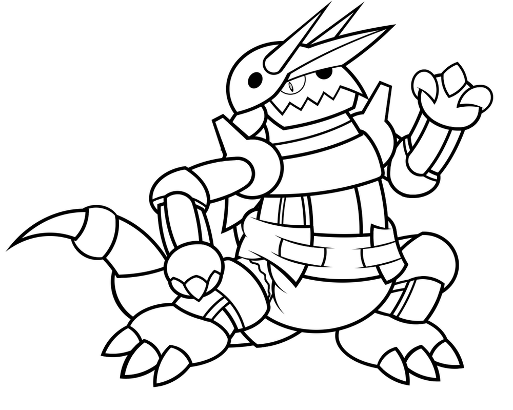pokemon aggron coloring pages - photo #10