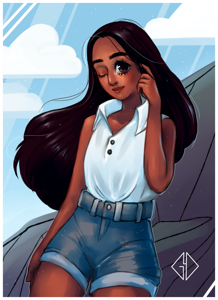 www.youtube.com/watch?v=CVuXRt… Made one again Adult Connie (i don't really like how it turned out but meh)  I was supposed to draw Garnet but I got confused and frustrated on that piec...