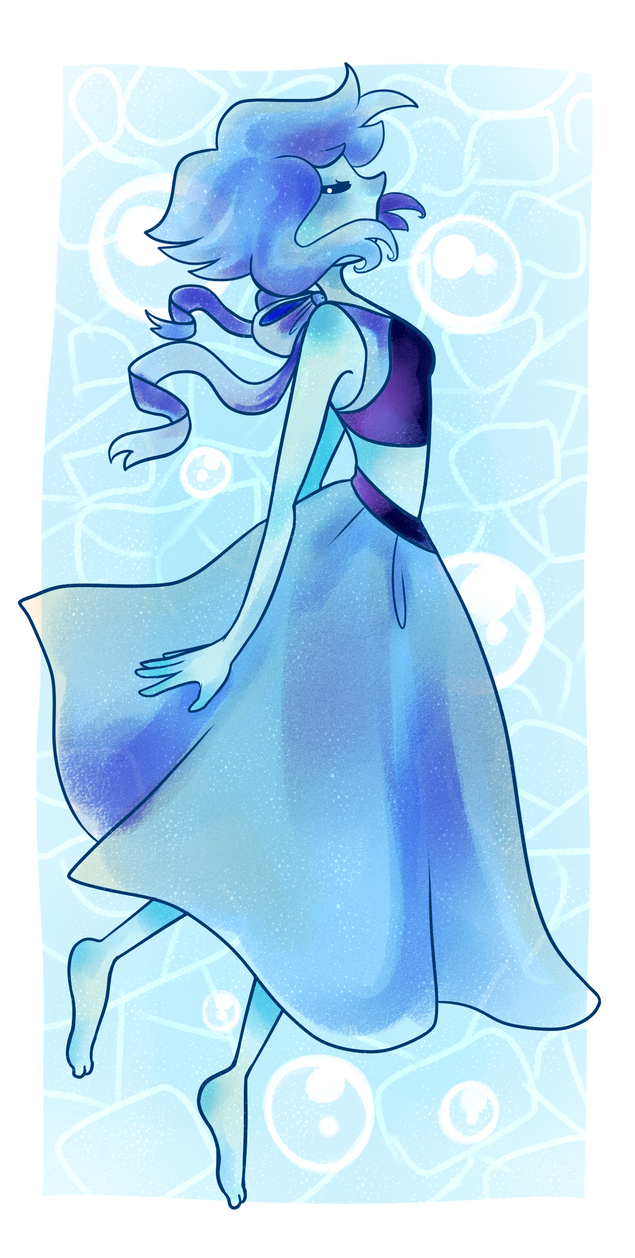 oH HEY MORE FANART OF THINGS She was fun to draw yes ;v; and the recent episode was great hnng Lapis Lazuli (c) Steven Universe