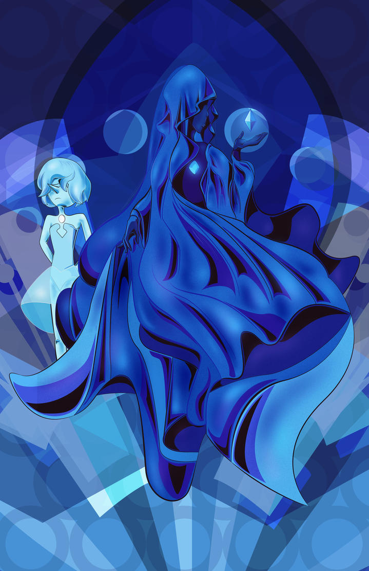 Blue Diamond and her Pearl. I've been waiting a long time to get a glimpse at the Diamonds and now we have seen Blue Diamond at last! The new Steven Bomb has given the fanbase even more gem goodnes...